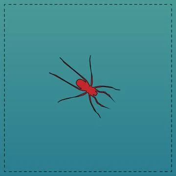 Spider computer symbol Stock Illustration