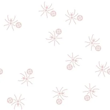 Spider control glyph seamless pattern 스톡 일러스트