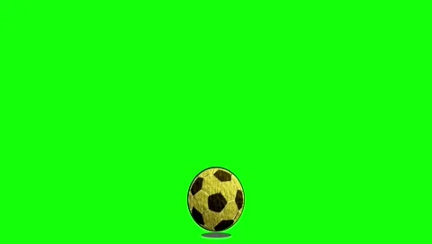 Spider Crawling with Soccer - Chroma Key Green Screen Footage Stock Footage 337996956