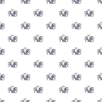 Spider dog pattern for halloween background Stock Illustration