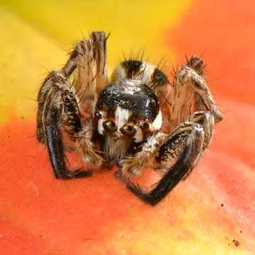 Spider in the front Foto stock