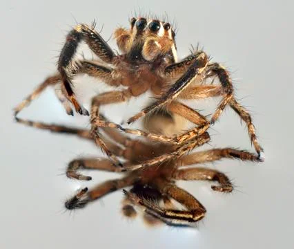 Spider in the front Stock Photos