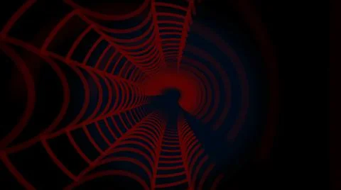 Spider Hi Tech Tunnel Stock Illustration