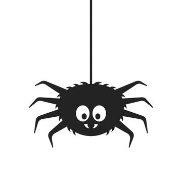Spider icon in flat style. Tarantula insect vector illustration on isolated.. Stock Illustration