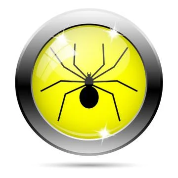 Spider icon Stock Illustration