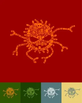 Spider icon Stock Illustration