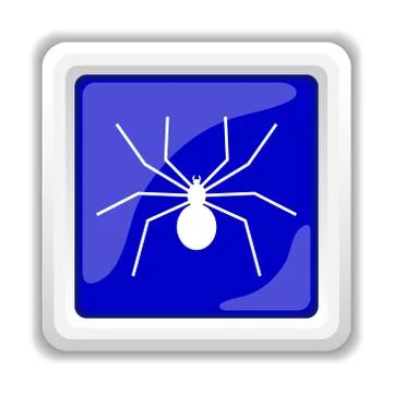 Spider icon. Internet button on white background.. Stock Illustration