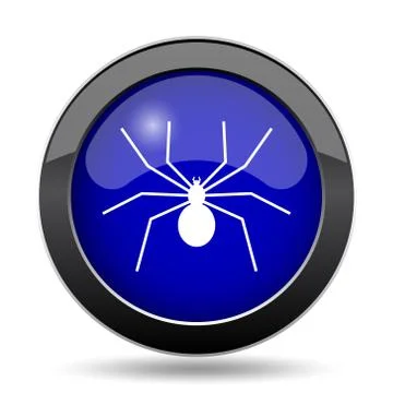 Spider icon. Internet button on white background.. Stock Illustration
