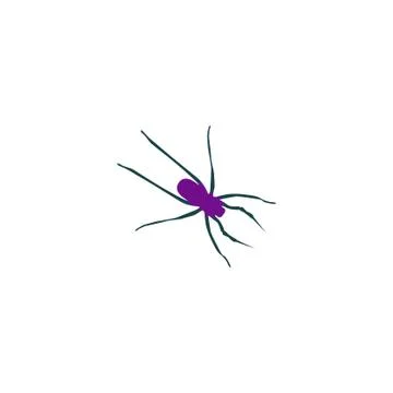 Spider Icon Vector 스톡 일러스트