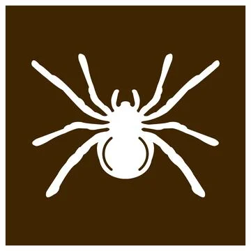 Spider icon vector illustration Stock Illustration