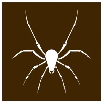 Spider icon vector illustration Illustrazione stock