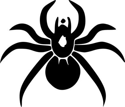 Spider icon vector symbol design illustration Stock Illustration