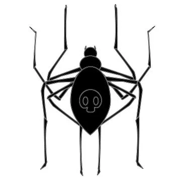 Spider Stock Illustration