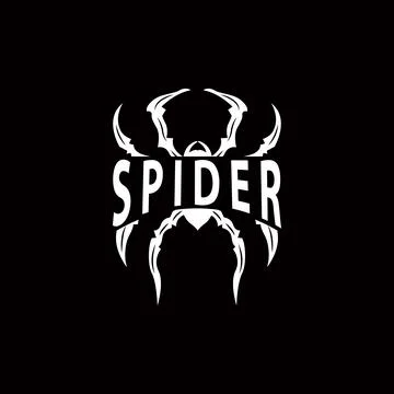 Spider Insect Logo Simple Design Vector Illustration Template Stock Illustration