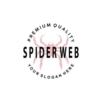 Spider Insect Logo Simple Design Vector Illustration Template Stock Illustration