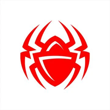 Spider Logo design vector template Stock Illustration