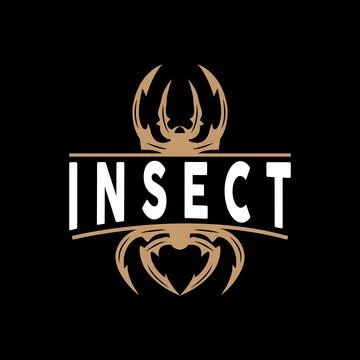 Spider Logo, Insect Animal Vector, Premium Vintage Design, Icon Template Symb Illustrazione stock