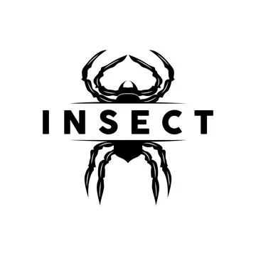 Spider Logo, Insect Animal Vector, Premium Vintage Design, Icon Template Symb Illustrazione stock