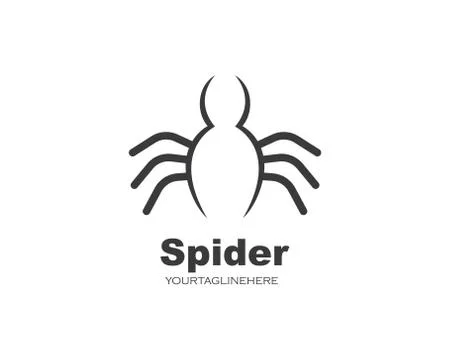Spider logo vector illustration Stock-Illustration