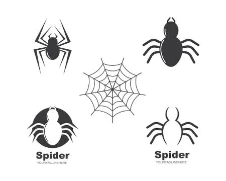 Spider logo vector illustration Stock Illustration