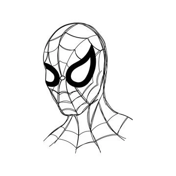 Spider man black sign icon. Vector illustration eps 10 Stock Illustration
