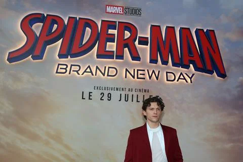 Spider-Man: Brand New Day photocall in Paris, France - 24 Jun 2026 Stock Photos