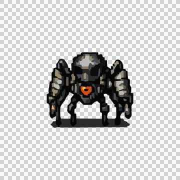 Spider Mech Design Vector Stock Illustration