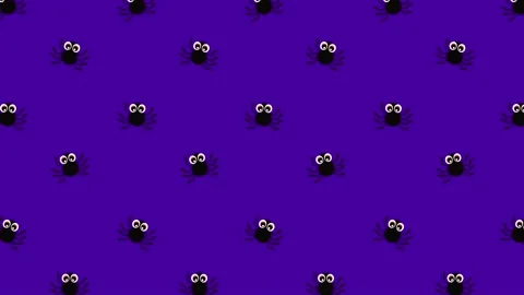 Spider Pattern Halloween Background Stock Footage 213370822