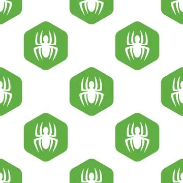 Spider pattern 스톡 일러스트