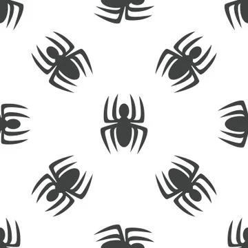 Spider pattern 스톡 일러스트
