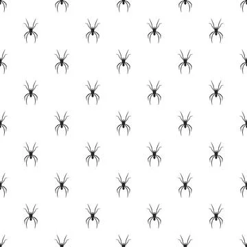 Spider pattern seamless Stock Illustration