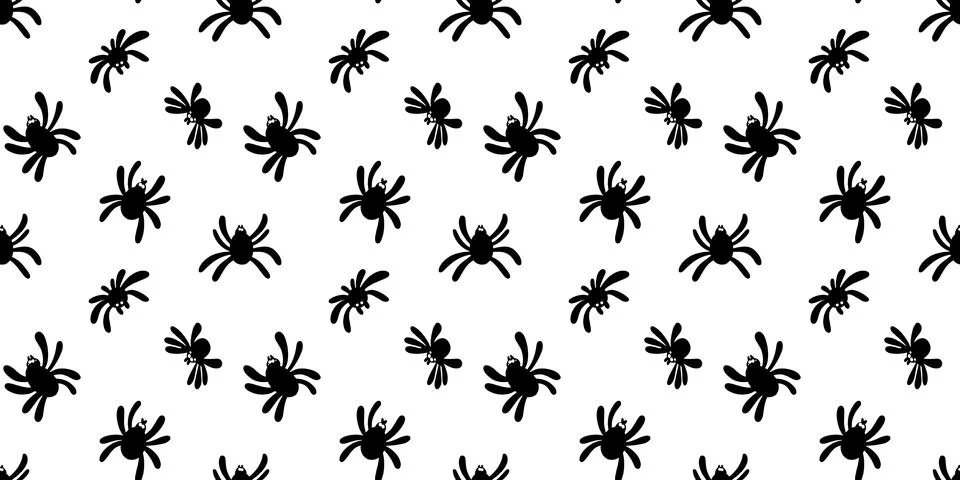 Spider pattern. vector illustration Stock Illustration