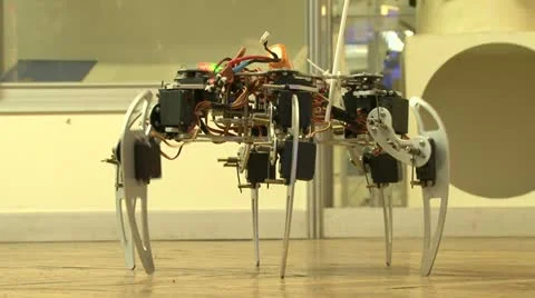 Spider robot Stock Footage 10825352