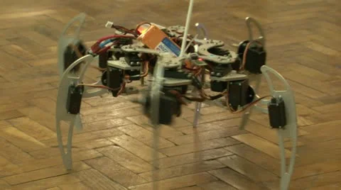 Spider robot Video stock 10831304