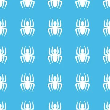 Spider straight pattern 스톡 일러스트