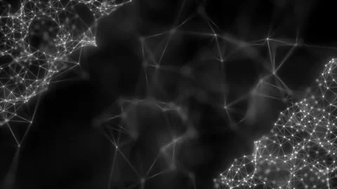 Spider structures in the corners of the screen and thin threads in the Stock Footage 105318754