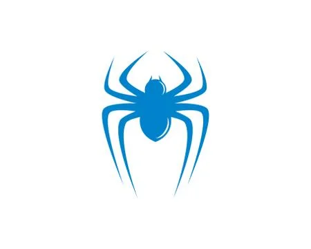 Spider symbol vector icon illustration design Illustrazione stock