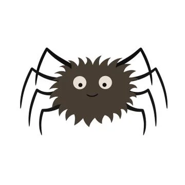 Spider vector isolated Stock Illustration