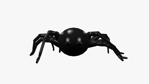 SPIDER WALKING BACK VIEW Vídeos de archivo 98912584