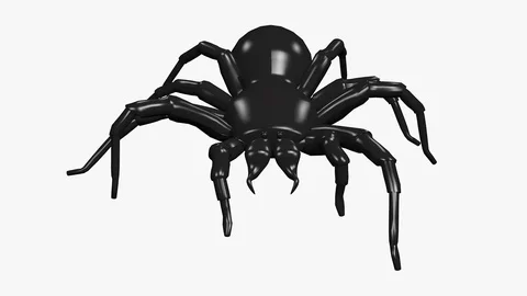 SPIDER WALKING FRONT AXO VIEW Vídeos de archivo 98930571