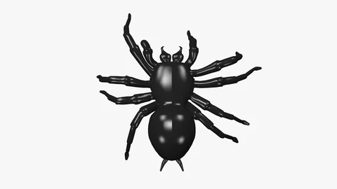 SPIDER WALKING TOP BACK VIEW Vídeos de archivo 98912763