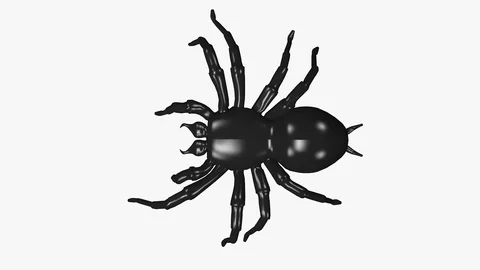 SPIDER WALKING TOP RIGHT VIEW Vídeos de archivo 98912780