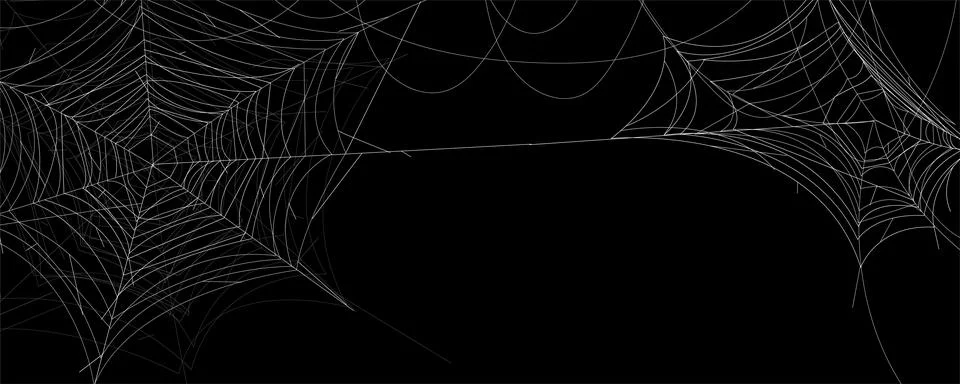 Spider web abstract Halloween background Stock Illustration