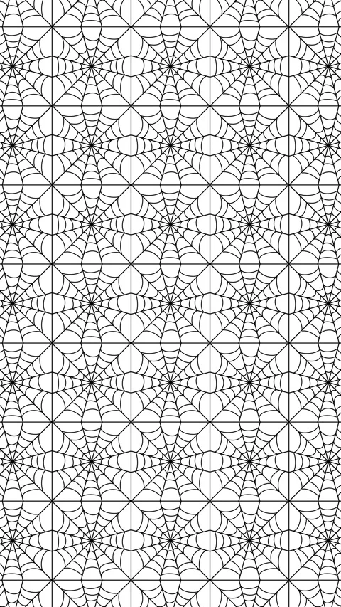 Spider Web Animation Loop Background Stock Footage 316365403