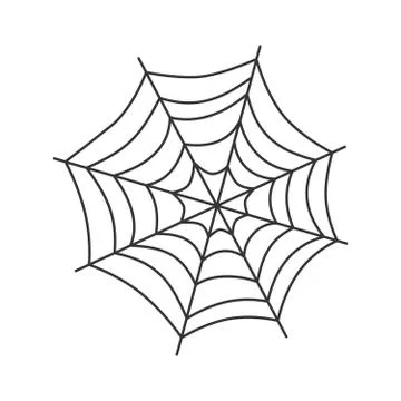 Spider web art Ilustração Stock