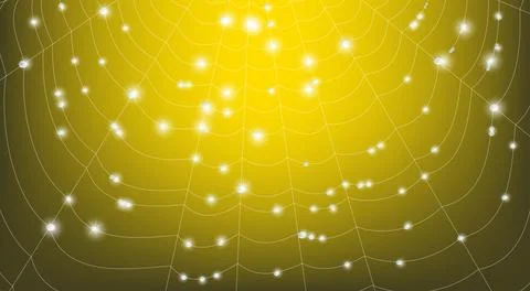 Spider web background Stock Illustration