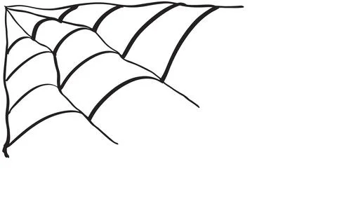 Spider web black color object icon Spider web happy halloween day trick or .. Stock Illustration