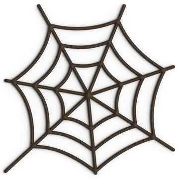 Spider web, cobweb halloween 3d illustration 스톡 일러스트