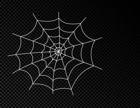 Spider web cobweb vector icon, Spiderweb border circle cartoon net clipart Stock Illustration