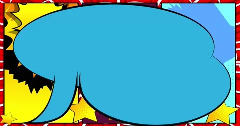 Spider Web Comic Book Page Speech Bubble Stock Footage 167529067